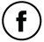 facebook icon with outline