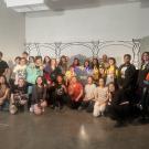 Group photograph of students in classroom 